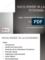 Hacia donde va la economía