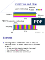 Circuit Switching vs Packet Switching: FDM, TDM, Delay Analysis