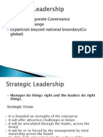 Ensuring Corporate Governance Managing Change Expansion Beyond National Boundary (Go Global)