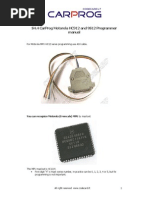 CARPROG Motorola HC12 Programmer Manual