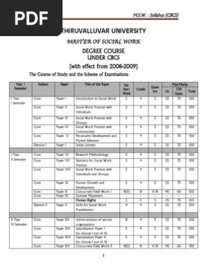 Social Work
