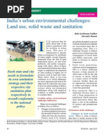 Urban Environmental Challenges Yojana June 2013