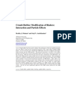 Crumb Rubber Modification of Binders-IE and PE