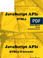 JavaScript APIs HTMLs