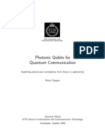 Photonic Qubits For