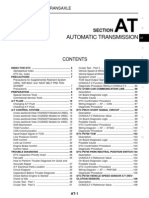 Nissan Navara Workshop Manual - Automatic Transmission