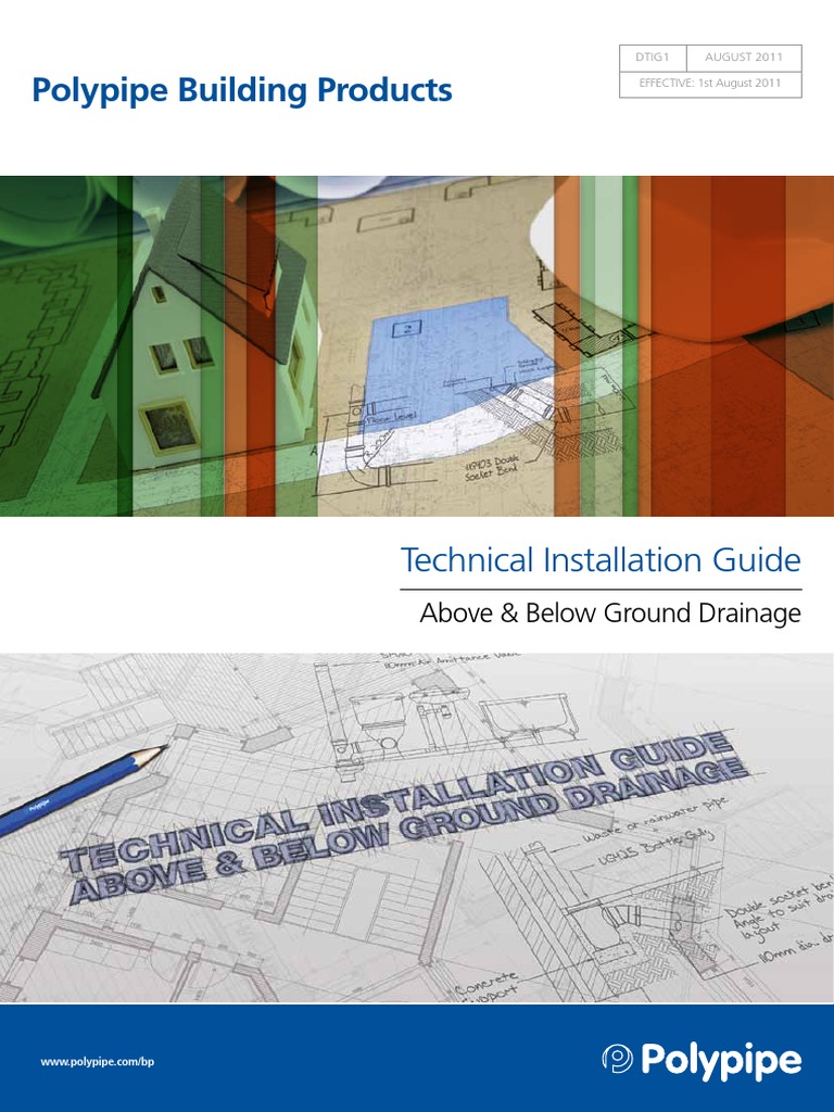 Above & Below Ground Drainage Guide | PDF | Pipe (Fluid Conveyance ...