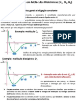 Ligação Covalente em Moléculas Diatómicas (N2, O2, H2