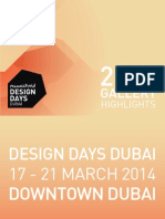 Design Days Dubai 2014 Gallery Highlights