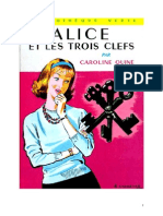 Caroline Quine Alice Roy 28 BV Alice Et Les Trois Clefs 1951