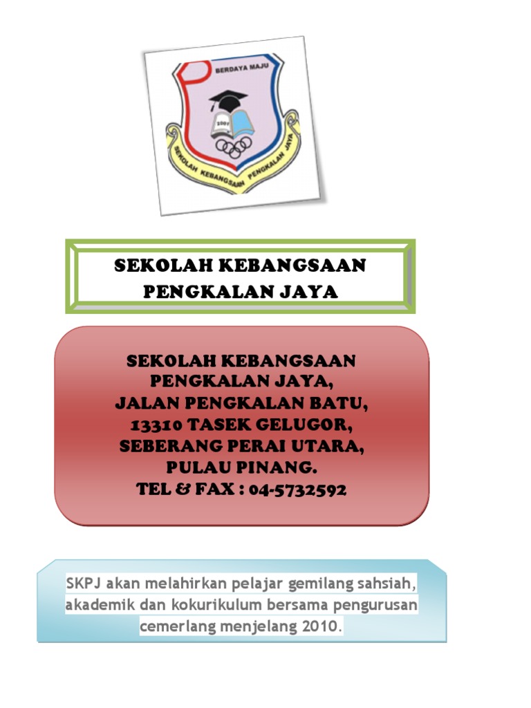 Sekolah Pengkalan Jaya Pdf