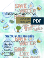 Science Presentation: Water and Solutions