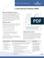 Open Reduction and Internal Fixation (Orif) : Whatisitandwhydoineedit?
