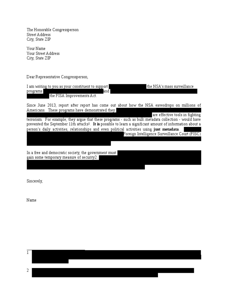 Redact Draft | PDF | United States Foreign Intelligence Surveillance ...
