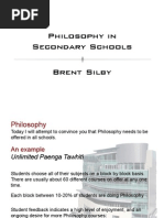 Download Philosophy in Secondary Schools by Brent Silby SN20402915 doc pdf
