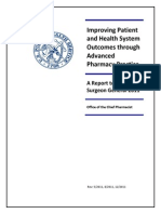 Intropharma-Documents-Improving Patient and Health System Outcomes-Advanced Pharmacy Practice Report To The Surgeon General 2011 Final