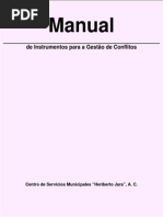 Manual de instrumentos para gestão de conflitos