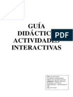 Guía Didáctica Actividades Interactivas