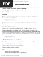 Aircrack-ng e sua família para quebrar WEP e WPA1 [Artigo]