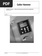 Cutler Hammer. SV9000 AF Drives - Application Manual