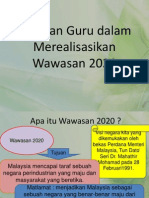 Peranan Guru Pendidikan Moral Dalam Mencapai Wawasan 2020