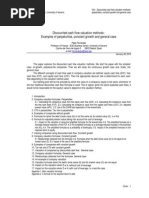 04 Discounted Cash Flow Valuation Methods - Examples of Perpetuities, Constant Growth and General Case