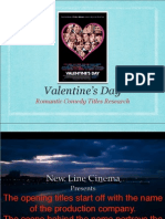 Valentine’s Day Titles Analysis