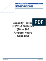 Capacitance Tersting c&d Technologies