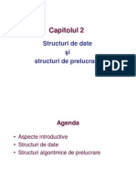 Capitolul 2 - Structuri de Date Si Structuri de Prelucrare