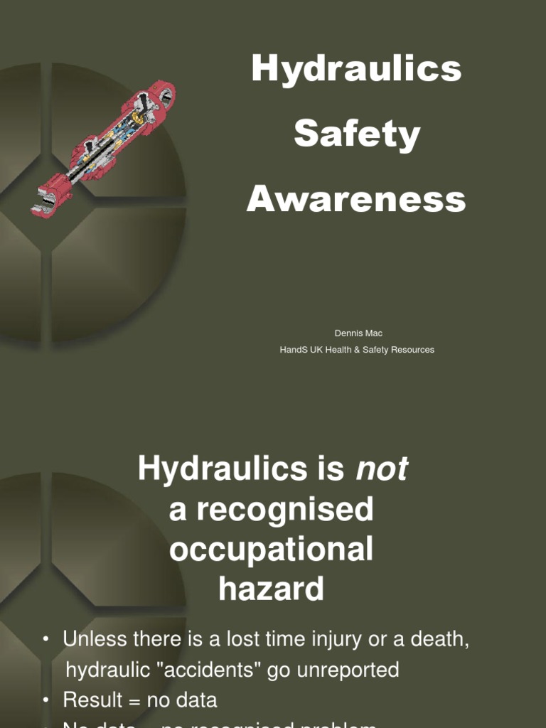 HandS Hydraulics Safety Awareness PDF Burn Leak