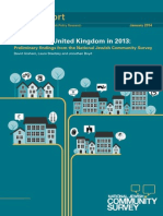 Jews in the UK 2013 - NJCS Preliminary Findings.january 2014