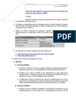 Analisis de Los Factores Del Espacio Geopolitico de La CAN