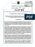 Decreto 2052 de 2013