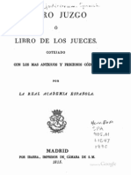 Fuero Juzgo o Libro de Los Jueces