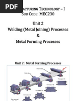 6 Unit 2 - Metal Forming Processes