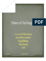History of Oral Surgery