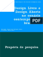 Design Livre e Design Aberto No Cenário Contemporêneo Brasileiro.