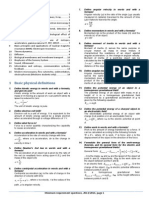 New Minimum Requirement Questions For Biophysics