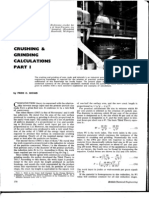 Bond F C 1961 Crushing and Grinding Calculations