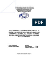 Evaluacion Manual Hsi 30 01 14