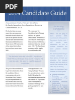 2014 GOP Primary Candidate Information