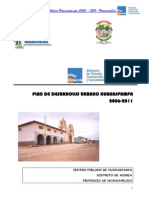 Plan de Desarrollo Huanaspampa PDF