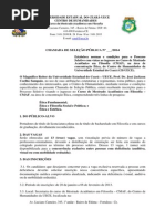 Chamada de Selecao Publica Turma 2014