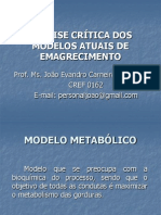 ANÁLISE CRÍTICA DOS MODELOS ATUAIS DE EMAGRECIMENTO