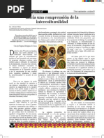Hacia una comprensión de la Interculturalidad