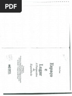 YI-FU TUAN - ESPAÇO E LUGAR - A perspectiva da Experiencia