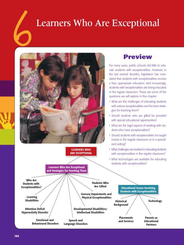 Who Learners Are Exceptional | PDF | Learning Disability | Autism