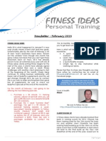 Fitness Ideas Newsletter - 1 February 2014