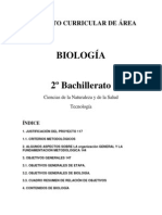 Proyecto Curricular de Área Biologia