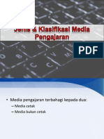 Jenis & Klasifikasi Media Pengajaran